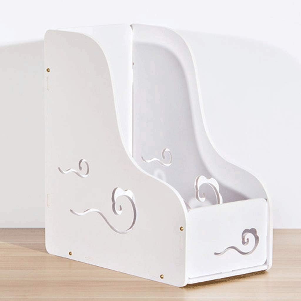 Thickened Wooden File Storage Box | Multi-Layer Document Sorting Rack