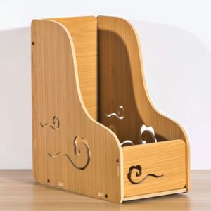 Creative Wooden File Storage Box | Drawer-Style Desktop Organizer