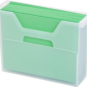 Open-Top Portable File Storage Box | Multi-purpose Hanging Folder Organizer