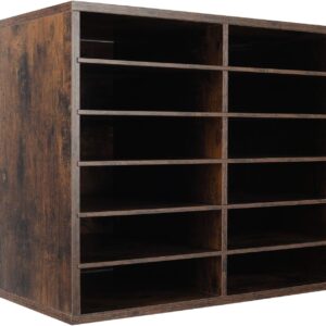Large Capacity Multi-Compartment File Storage Box | A4 Document Sorting Cabinet